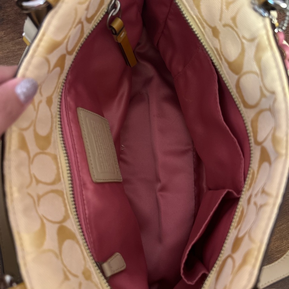 Vintage floral coach bag